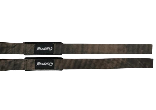 Leather Lifting Straps - Washed Black