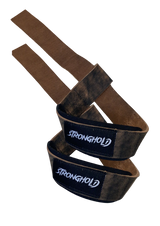 Leather Lifting Straps - Washed Black